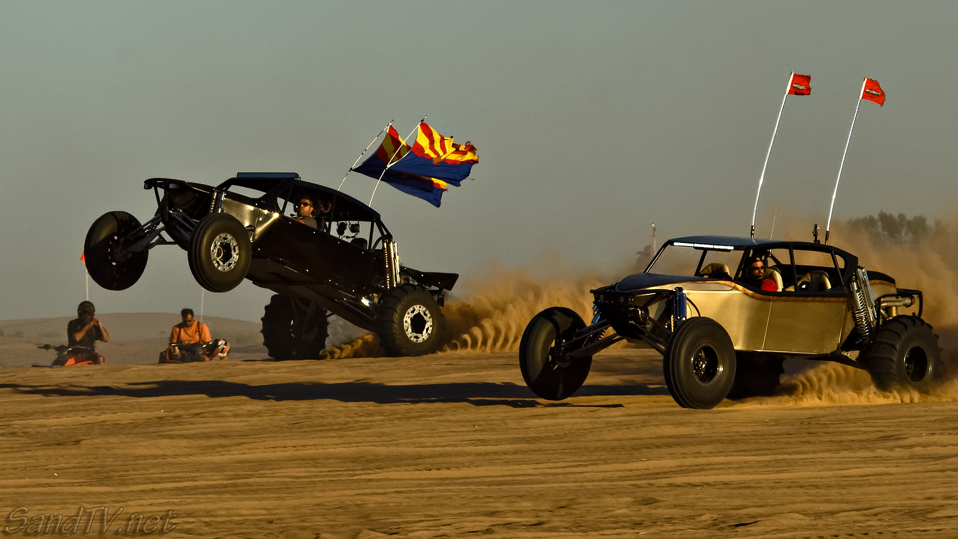 sand rails at glamis drags wheelstanding.